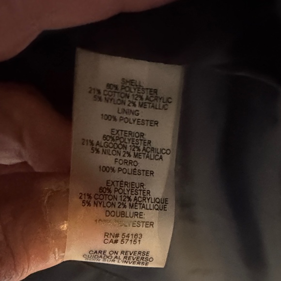 Calvin Klein Women's Patterned Long Blazer - Picture 4 of 5